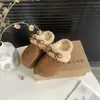 2026 Inverno Laço Birkenstock Tamanco Meia-Pantufa Feminina Veludo Plus Pelo Espessado Pantufas Estampa de Leopardo Retrô Roupa Externa