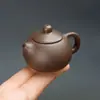 Venta directa del fabricante: Mini Tetera de Arcilla Púrpura, Adecuada para Cultivo y Juego, Tetera de Punta de Dedo, Mascota de Té, Juguete de Té, Accesorios para Tetera de Kung Fu, Pieza Decorativa