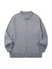 Ropa de Hombre Transfronteriza Estilo Coreano Estilo Old Money Cárdigan 2026 Otoño/Invierno Holgado Casual Solapa Manga Larga Tejido Suéter Artículo Caliente