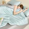 Conjunto de Quatro Peças de Verão 2024 Lyocell Tencel Refrescante de Verão para Dormir Nu, Edredom para Ar Condicionado, Edredom Fino, Conjunto de Quatro Peças Lavável à Máquina