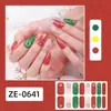 Fábrica de Origem Zhengxiang Filme Personalizado para Esmalte de Unha Adesivos de Unha Floco de Neve Boneco de Neve Árvore de Natal Adesivos de Arte para Unhas Oem