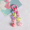 Estilo Ins Cadena de Color Estrella Llavero Dulce y Hermoso Fresco Accesorios Colgantes para Carcasa de Teléfono Móvil Accesorios para Bolso