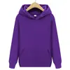 Sudadera Deportiva con Capucha de Color Sólido de Moda Primavera y Otoño del Fabricante, Sudadera Pulóver Casual para Parejas al por Mayor, Se puede añadir logo