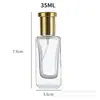 Botellas Cuadradas Gruesas para Perfume al por Mayor, Botellas de Spray para Perfume Tipo Prensa, Botellas Portátiles de Muestra para Perfume, Botellas Recargables para Perfume