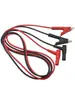 Cabos de Teste para Multímetro de Instrumento, Garras Jacaré, Fios de Teste Experimentais, Conectores Banana CC, Cabos de Conexão de Energia, Clips para Capacitor de 4mm