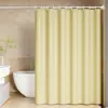 Juego de cortinas de baño impermeables de color sólido y engrosadas, instalación sin perforaciones, adecuado para hoteles y dormitorios, cortina de ducha, cortina de ventana, cortina de puerta