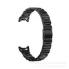 Adequado para Pulseira de Relógio Xiaomi Mi Band 8/9, Fivela de Mola em Forma de I com Três Contas, Corrente de Relógio Xiaomi 89Pro de Aço Inoxidável Sólido