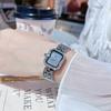 BONAIER Moda Transfronteriza Impermeable Pulsera Reloj Artístico Retro Rectangular Para Mujer Reloj de Cuarzo de Alto Valor Para Mujer