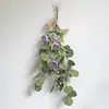 Planta Artificial Flor de Verga Simulação Eucalipto Verga Decoração de Parede Pendurado na Parede Venda Direta da Fábrica Amazon AliExpress