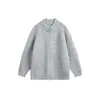 RESPÓNDEME Suéter Retro de Punto Trenzado de Moda Otoño/Invierno para Hombres y Mujeres, Top de Punto Cuello Redondo M75