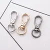 Hebilla de gancho 32 mm aleación de zinc hebilla universal hebilla de resorte para llaves hebilla accesorios para bolso de cuero KC oro y plata cola redonda venta al por mayor