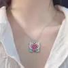 Nuevo Diseño de Alta Gama Versátil Dulce Estilo Girly Collar con Lazo Juego de Nueve Piezas Moda Ins para Mujer