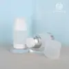 Botella de Loción de Prensa al Vacío Escarchada de 120 ml Botella de Empaque para Protector Solar Limpiador Facial Gran Capacidad Producto para el Cuidado de la Piel Botella de Plástico