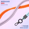 Nuevo cordón para teléfono móvil 6MM resistente para colgar en el cuello ajustable para exteriores anti-pérdida delicada cuerda trenzada para muñeca negra