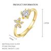 Anillos Yuanfan S925 de Plata de Ley con Doce Piedras de Nacimiento para Mujer, Joyería Exquisita Versátil Colorida de Zirconia de Lujo Ligero Transfronteriza Europea y Americana