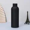 Garrafa Americana de Boca Larga Transfronteiriça, Garrafa de Água Fosca para Esportes ao Ar Livre, Copo de Água Esportivo, Copo Térmico de Aço Inoxidável 304 com Pintura Emborrachada