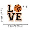 Novo adesivo de tecido bordado de basquete de desenho animado esportivo, etiqueta de tecido, acessório de vestuário, patch bordado para computador em estoque, atacado