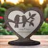 2025 Nueva Decoración Transfronteriza para Bodas y Día de San Valentín Regalo Conmemorativo de Madera para Pareja de Aniversario