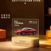 Trofeo de Madera Maciza Medalla Acrílica Empleado Destacado Regalo de Aniversario Reunión Anual de la Empresa Conmemoración de Honor Adorno Creativo