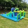 Nuevo Castillo Inflable de Tiburón para Jugar en el Agua, Tobogán Interior y Exterior para el Hogar, Castillo Inflable de Fiesta de Combinación Multifuncional