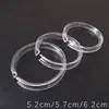 Soporte de Anillo para Exhibición de Pulseras de Acrílico Soporte Bandeja de Almacenamiento Accesorio Soporte de Exhibición de Pulseras con Anillo en C