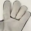 Guantes de Soldadura Antidesgaste Antichispa Guantes de Soldadura de Doble Capa Guantes de Soldadura Extensos de Cuero de Vaca Guantes de Soldador Venta al por Mayor