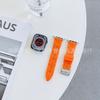 Adecuado para Apple Watch S11 Correa de Reloj iWatch Ultra Patrón H de Apple Correa de Silicona con Hebilla de Pasador