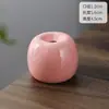 Vaso Cerâmico Colorido Pequeno Transfronteiriço Arranjo de Flores Hidropônicas Recipiente para Flores Secas Decoração de Sala de Estar Mesa de Escritório Esmalte Colorido Artesanal