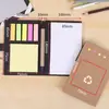 Blocos de Notas Adesivas Transparentes Coloridos, Combo de Notas Adesivas e Papel de Rascunho, Notas Adesivas Reutilizáveis, Blocos de Notas Adesivas com Publicidade Impressa