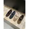 Sapatos Mary Jane Retrô Franceses, Sapatos de Pelúcia para Outono e Inverno, Sapatos Elegantes para a Noite, Novos Mocassins de Algodão, Sapatos Femininos de Solado Plano