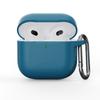 Adecuado para AirPods 4 3 2 Funda Protectora de Silicona Gruesa de Una Pieza Audífonos Bluetooth Apple Pro3 Funda Suave para Auriculares