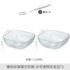 Phnom Penh Tigela de Vidro Transparente Tigela de Salada Doméstica Estilo Japonês Tigela de Frutas Utensílios de Mesa Criativos Popular na Internet Ins Tigela de Sobremesa Ninho de Pássaro