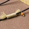 Nova Corda de Pingente Retrô Novo Estilo Chinês Trançada à Mão Wenwan Corda de Colar Multi-Tesouros Corda para Pendurar Pingente de Ágata Jade