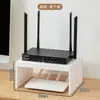 Caja de Almacenamiento para Router Sala de Estar Set Top Box de TV Luz Wifi Estante de Almacenamiento para Gatos Enchufe de Cable Doméstico Bastidor de Montaje