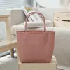 Bolsa de Praia Grande Capacidade Bolsa Tecida à Mão Bolsa de Mão Cesta de Legumes Lembrancinhas de Casamento Bolsa Tote Bolsa para o Dia a Dia