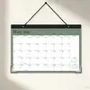 Amazon Calendario Personalizado Calendario de Pared en Inglés Color Sólido Calendario de Escritorio Calendario de Mesa de Exportación Proceso de Estampado Dorado Simple Moderno Negocios