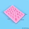 Folha Decoração Bolo Argila Gesso Molde Diy Uma variedade de gemstone geométrica forma de anel molde de silicone líquido
