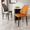 Cadena de Restaurantes Compra Sillas de Comedor, Sillas para Restaurante en Casa con Respaldo, Sillas para Reuniones Resistentes al Desgaste y Fáciles de Limpiar, Sillas de Comedor para Apartamentos Pequeños