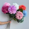 Pintura al óleo de color muy realista, hortensia extragrande, flores de hortensia, arreglo de proyecto de paisajismo exterior, decoración suave, venta al por mayor del fabricante