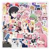 50 Novos Adesivos de Graffiti Rock Solitário de Anime Japonês para Diários, Guitarras, Skateboards, Capacetes, Adesivos Impermeáveis de PVC