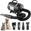 Soprador de Água para Pet 220V, Secador de Cabelo para Cachorro, Alta Potência, Baixo Ruído, para Cães Grandes, Vento Forte para Secagem Rápida