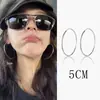 Pendientes de Estrella Historia de la Rosa Liu Yifei Femeninos Viento de Viajero Transfronterizo Pendientes de Círculo Grande Exagerados