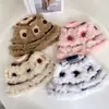 Sombrero de Danza del León Retro Hecho a Mano con Piel de Conejo Estilo Chino para Mujer, Nuevo Sombrero de Punto Versátil de Moda de Invierno, Cálido Protector de Orejas