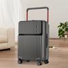 Nueva Maleta con Marco de Aluminio 2025 para Hombres, Maleta de Viaje de Gama Alta para Mujeres, Aspecto Elegante, Anticaída, Maleta de Viaje Ancha, Caja con Contraseña