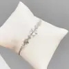 Novo Pulseira de Trevo de Quatro Folhas Olho de Gato Puxável para Mulheres Zircônia Microincrustada Pulseira Ajustável Estilo Coreano Fabricante Personalizado Atacado