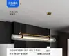 Lámpara Colgante Lineal de Lujo Ligero Estilo Italiano para Comedor, Barra de Bar, Isla y Área de Comedor, con Iluminación Ajustable de Tres Colores