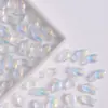 Cuentas de Vidrio para Peces Pequeños de Aurora Iridiscente Estilo Marino Peces Transparentes Cuentas Sueltas DIY Pulsera Hecha a Mano Collar Accesorios de Joyería