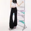 Pantalones de Trabajo Acampanados de Alta Resistencia con Múltiples Bolsillos Estilo Retro Americano para Hombres y Mujeres, Nuevo Estilo High Street, Versátiles Pantalones Casuales Ajustados para Pareja