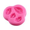 Labios Labios Rojos Molde de Silicona Pastel Plegable Molde Decorativo de Chocolate Molde para Hornear DIY