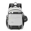 Mochila de Gran Capacidad Estilo Academia, Bolso Escolar Estudiante Moderno y Sencillo, Mochila Color Block Elegante y de Alta Apariencia